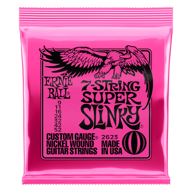 Ernie Ball 7 String Electric Guitar Strings Super Slinky 9-52