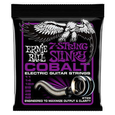 Ernie Ball 7 String Cobalt 11-58 Electric Guitar Strings