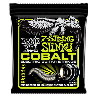 Ernie Ball 7 String Cobalt Electric Guitar Strings 10-56