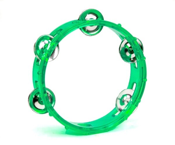 Tambourine 6&quot; Transparent Headless &quot;Various Colours&quot;
