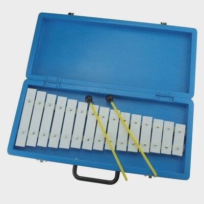 Metallophone 15 Note in Wooden Carry Case