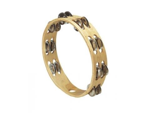 Tambourine 10&quot; Headless 16 Jingles