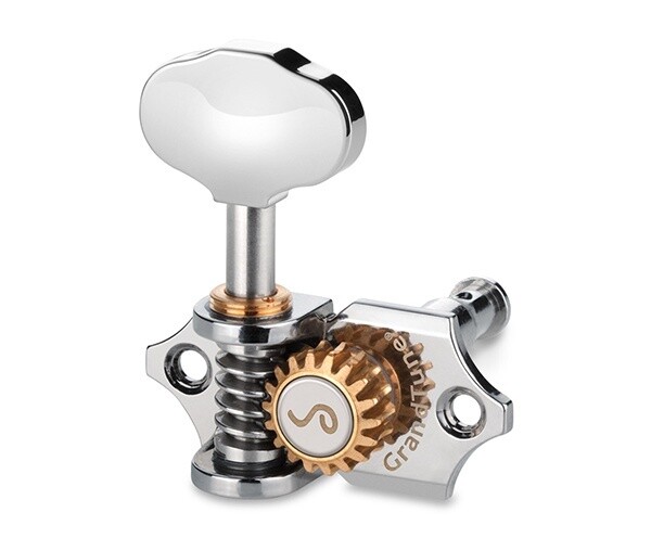 Schaller GrandTune Ukulele Machine Heads Chrome