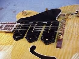 Archtop Electric Guitar Bridge Gold