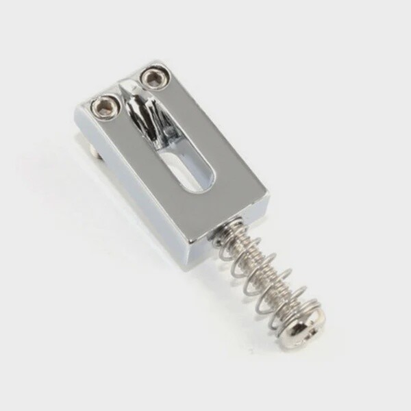 Strat Style Modern Saddle Chrome