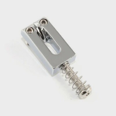 Strat Style Modern Saddle Chrome