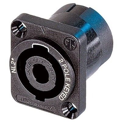 Neutrik NL2MP Speakon 2 Pole Male Chassis