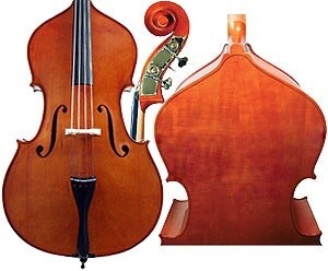 Gliga III Double Bass Outfit Solid - Dark Antique 3/4