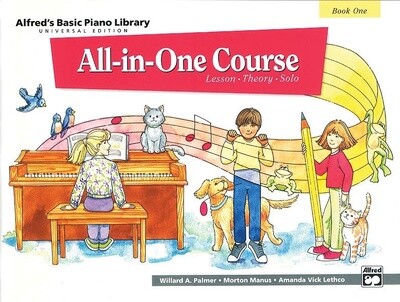 Alfreds Basic Piano All In One Course Bk1
