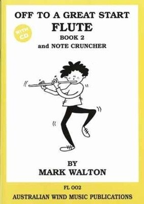 Off To A Great Start Flute Note Cruncher Bk2 Bk/CD