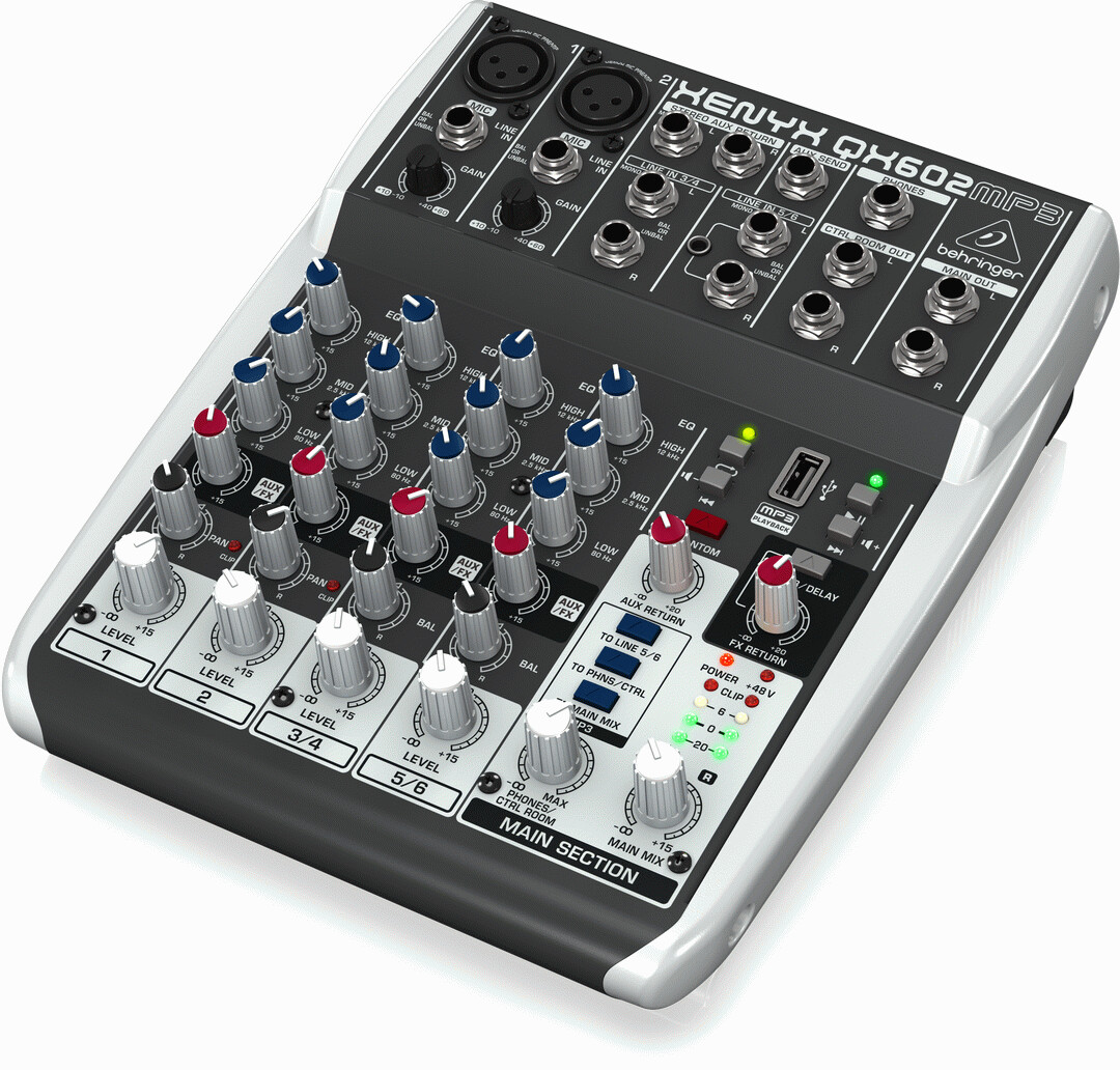 Behringer Xenyx QX602MP3 Mixer