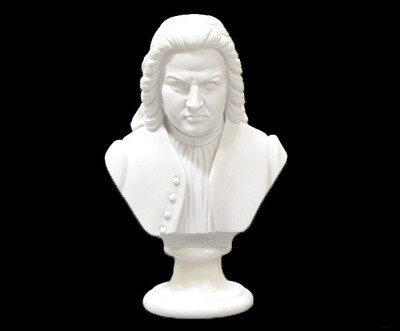 Bach Bust Crushed Marble