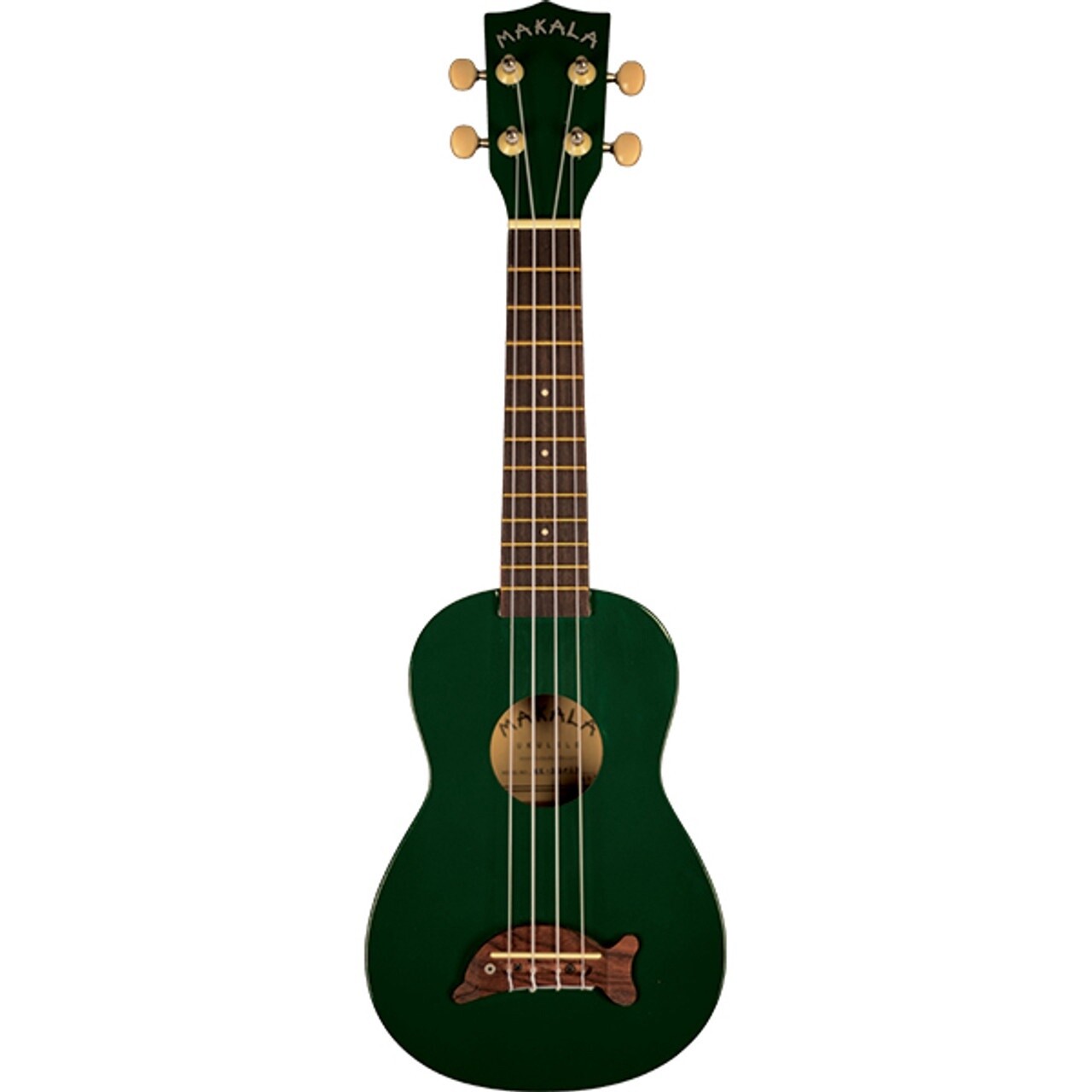 Makala Dolphin Soprano Ukulele Green