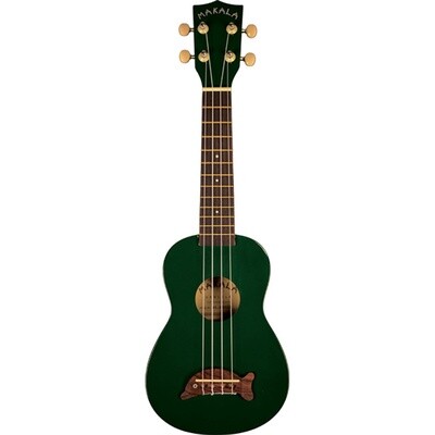 Makala Dolphin Soprano Ukulele Green