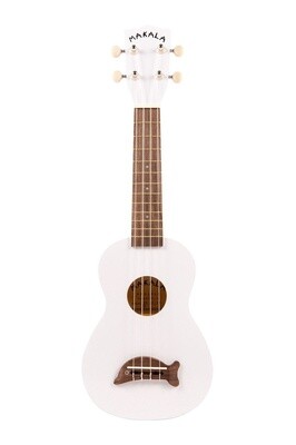 Makala Dolphin Soprano Ukulele Pearl White