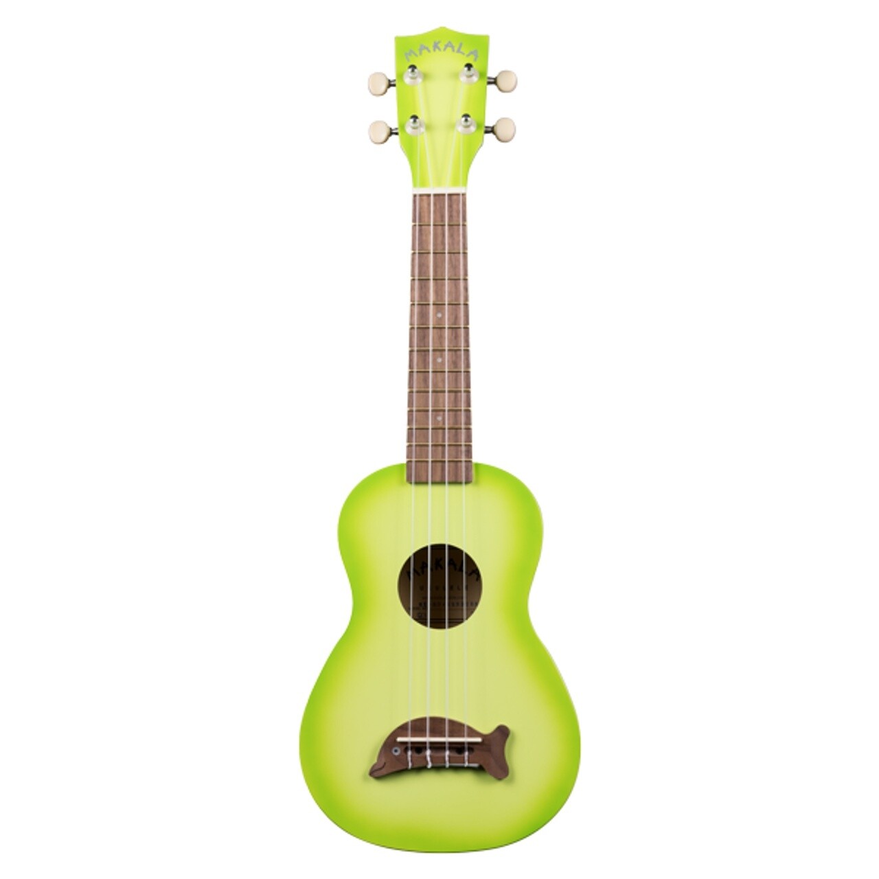Makala Dolphin Soprano Ukulele Green Burst