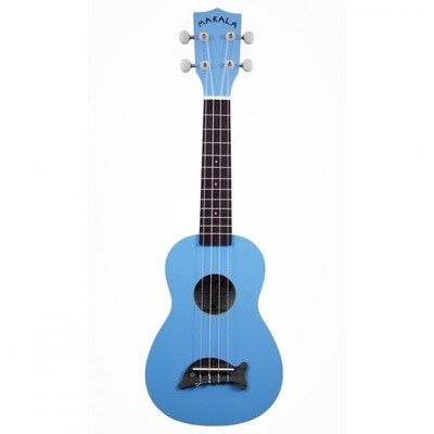 Makala Dolphin Soprano Ukulele Light Blue