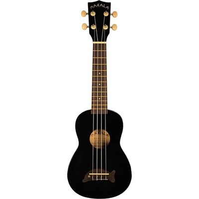 Makala Dolphin  Soprano Ukulele Black
