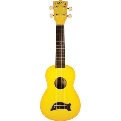 Makala Dolphin Soprano Ukulele Yellow Burst