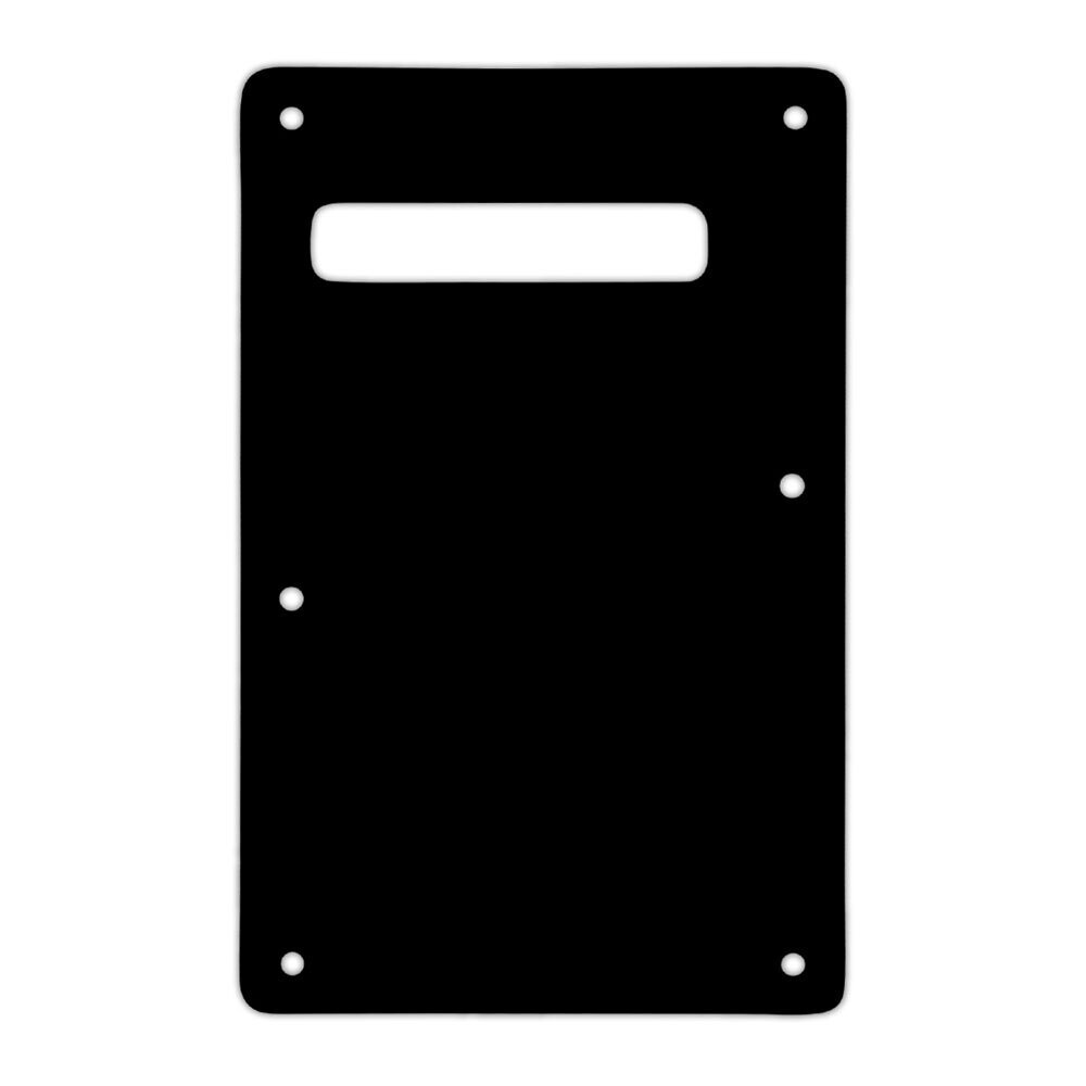 GT S Style Tremolo Spring Cover Backplate Black