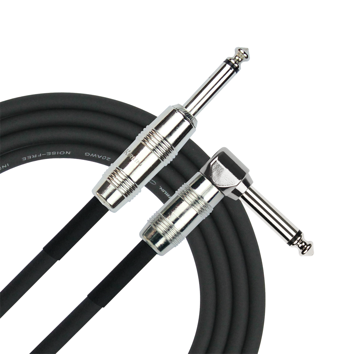 Kirlin Original Instrument Cable Right Angle-Straight 20Ft