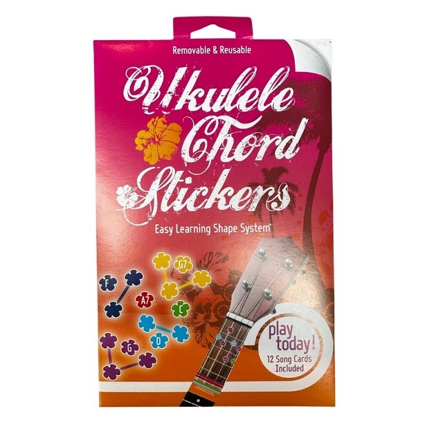 Ukulele Chord Sticker Pack