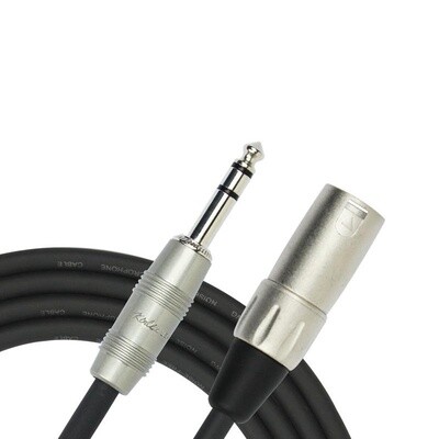 Kirlin Male XLR - 6.5 Stereo Jack Cable 30Ft