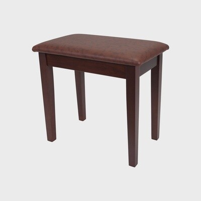 Crown Compact Piano Stool with Storage Compartment (Walnut)