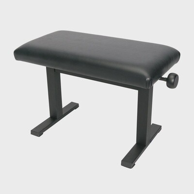 Crown Hydraulic Height Adjustable Piano Stool (Black)
