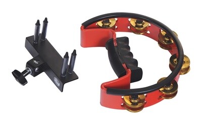 Pearl Ultra Grip Tambourine W/Adjustable Volume (Brass)