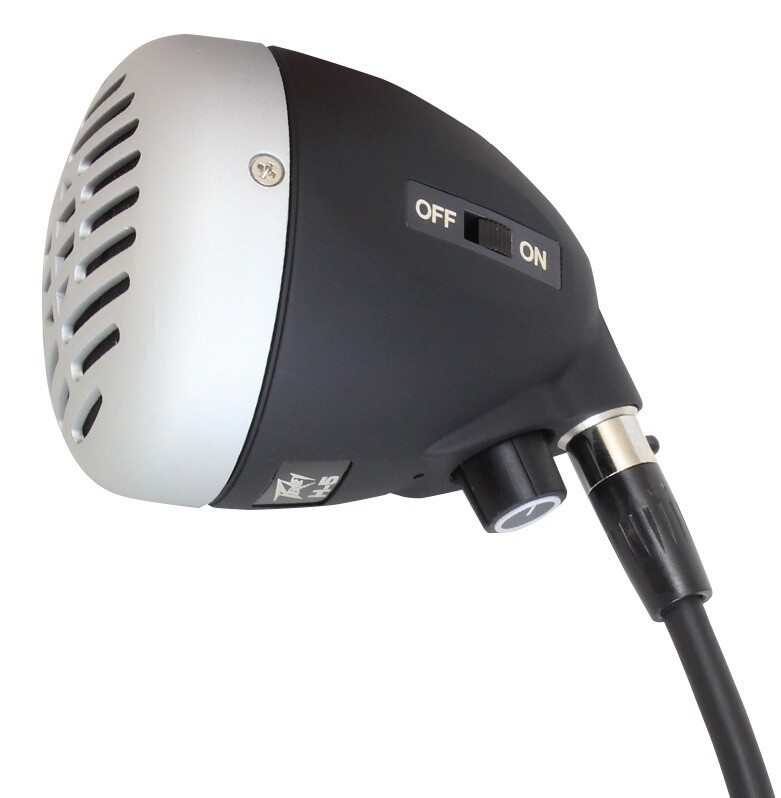 Peavey H-5 Harmonica Microphone in Black &amp; Silver