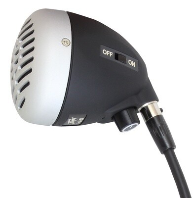 Peavey H-5 Harmonica Microphone in Black &amp; Silver