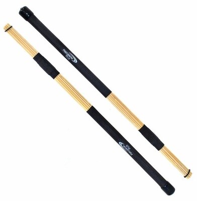 Percussion Plus Bamboo Drum Rods Foam Core  (15mm Head/400mm Length)