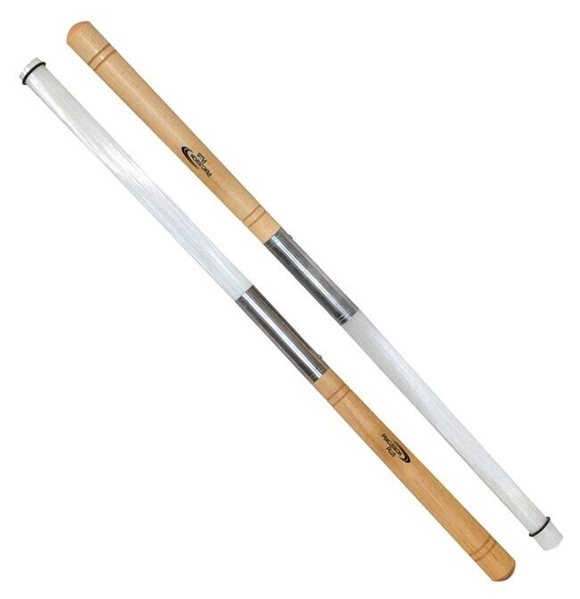 Percussion Plus Soft Nylon Drum Brushes with Wood Handle