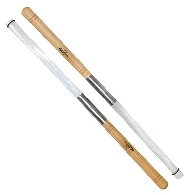 Percussion Plus Soft Nylon Drum Brushes with Wood Handle