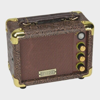 Tiki Ukulele Amp 5w Paisley Brown