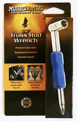 Music Nomad Premium 1/4&quot; Truss Rod Wrench with Magnetized Screwdriver