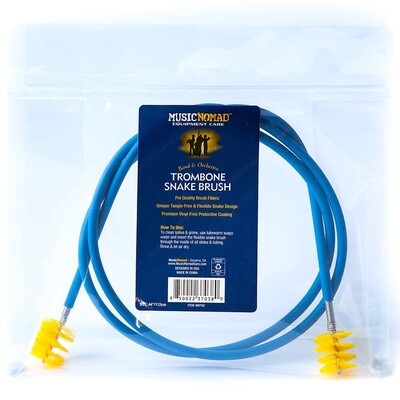 Music Nomad Premium Vinyl Free Trombone Snake Brush