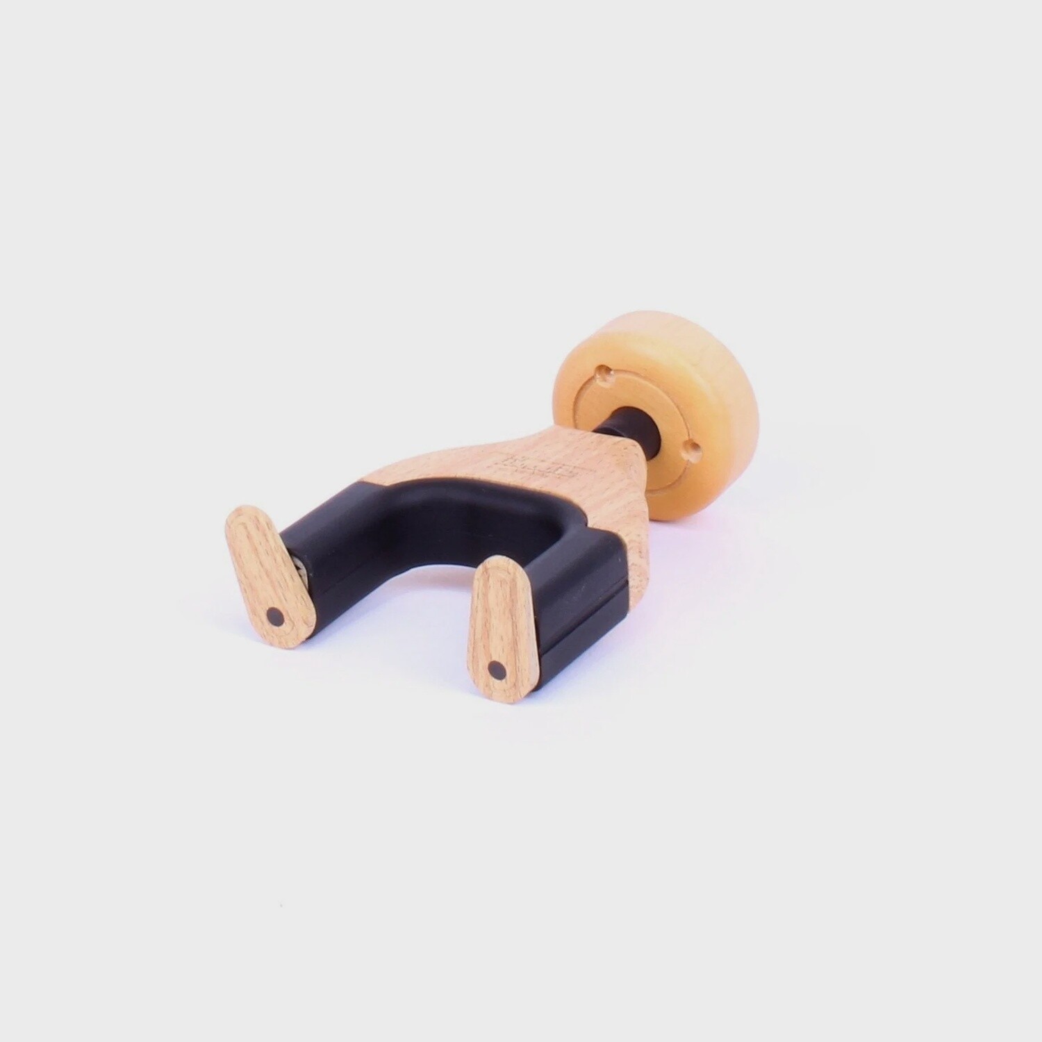 Fretz &#39;Woodie&#39; Short Self-Securing Wall-Mounted Guitar Hanger (Maple)