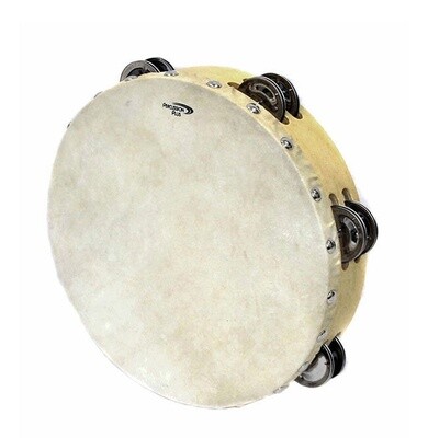 Percussion Plus 8&quot;  Tambourine 12 Jingles with Head