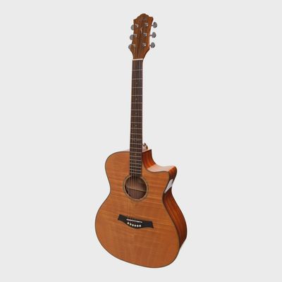 Ranch Flame Maple Top Acoustic/Ele C/way Acoustic Guitar RG-F-4C
