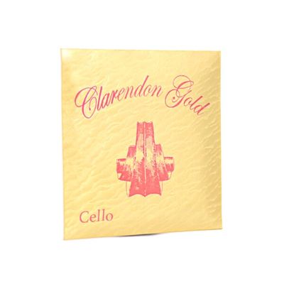 Clarendon Gold Cello Strings Single 3/4