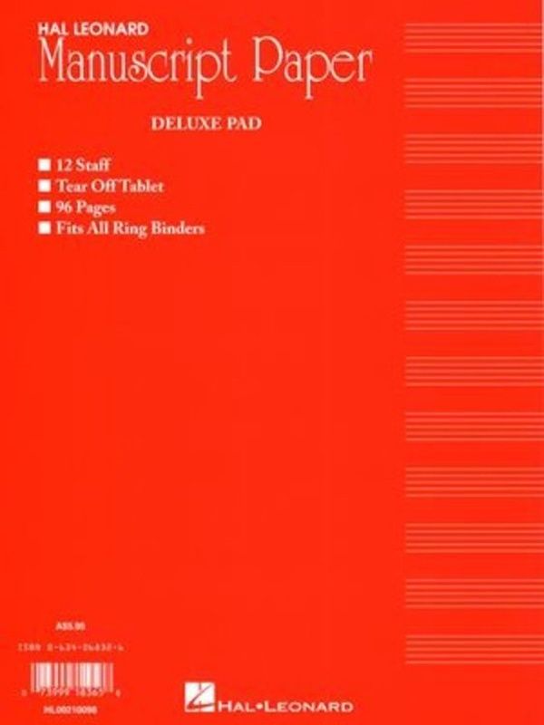 Manuscript Pad Deluxe 96PG Red