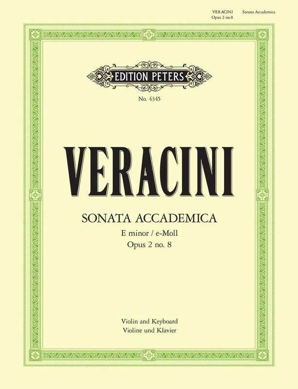 Veracini Sonata Accademica in E Minor Op 2 No 8