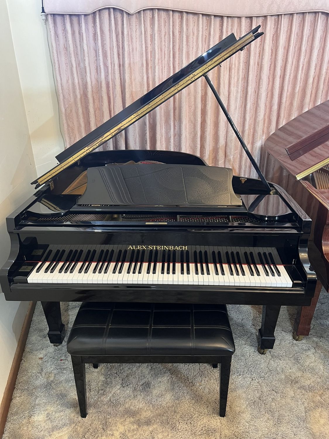 Alex Steinbach Grand Piano Ebony 189cm Pre-Loved