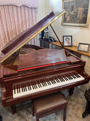 Schumann Grand Piano 189cm Polished Mahogany Pre-Loved