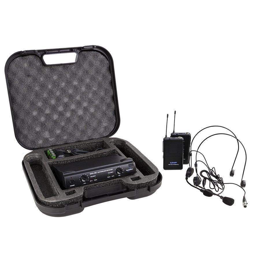 Soundart Twin Channel Wireless Microphone Set (Twin Bodypack)