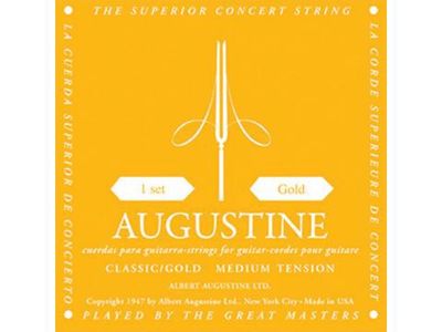Augustine Gold Classical Guitar Strings Medium