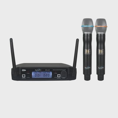 Soundart Dual Channel Wireless Microphone Twin Handheld