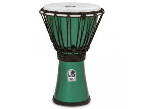 Toca Djembe 7 Inch Freestyle Green